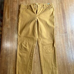 Old Navy Yellow Ankle Cropped Pants